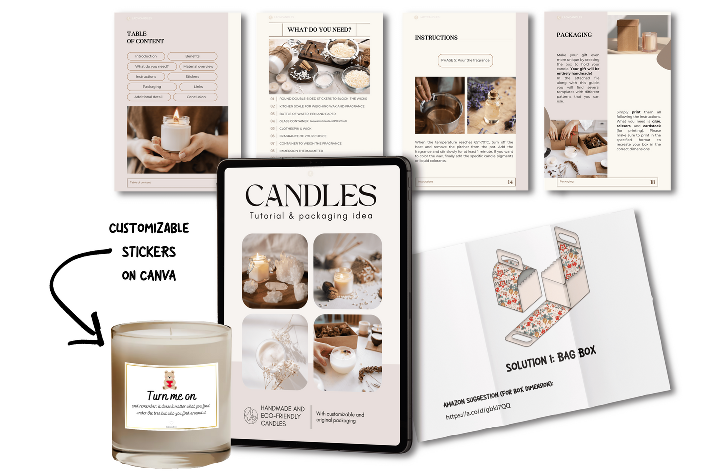 Candles Tutorial & Packaging